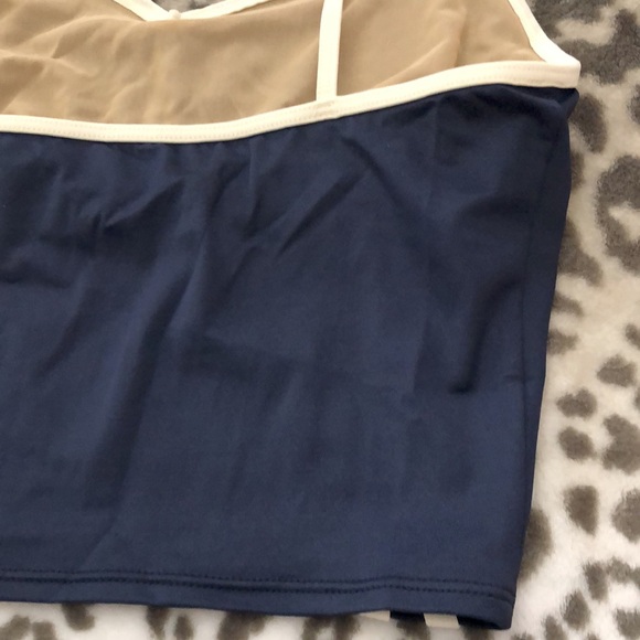 Y2K J. Crew Tankini Top in Blue Size Small - Picture 11 of 17